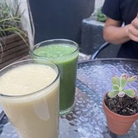 Coco juice (smoothie)   at Te Quiero Verde in San Cristobal De Las Casas