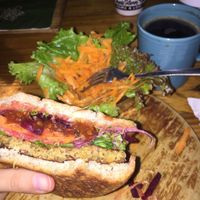 hamburguesa taj mahal at Te Quiero Verde in San Cristobal De Las Casas