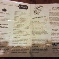 The menu: They have also a second one for even more drinks :) at Te Quiero Verde in San Cristobal De Las Casas