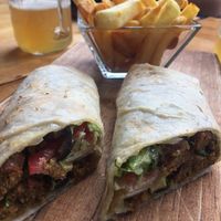Falafel wrap at Te Quiero Verde in San Cristobal De Las Casas