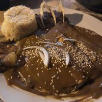 Enmoladas at Te Quiero Verde (San Cristóbal de las Casas, Chiapas) #mole at Te Quiero Verde in San Cristobal De Las Casas