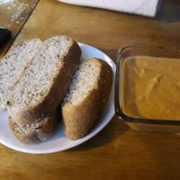 Complimentary bread & hummus at Te Quiero Verde (San Cristóbal de las Casas, Chiapas) at Te Quiero Verde in San Cristobal De Las Casas