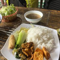 rice dish  at Quán Chay Tri Ân in Hue