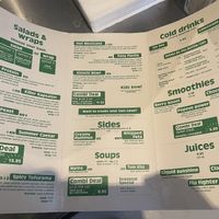 Menu 1  at SLA - Westerstraat in Amsterdam