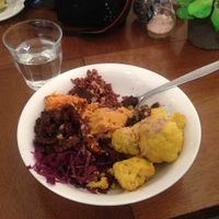 tempeh bowl at SLA - Westerstraat in Amsterdam