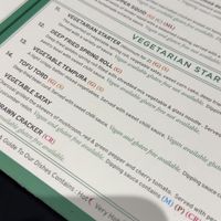 Starters Menu   at Spice I Am  in Worthing