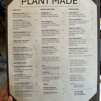 Menu  at PlantMade By Bar Verde  in New York City