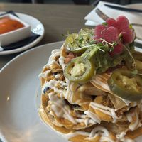 Extremely saucy nachos  at PlantMade By Bar Verde  in New York City