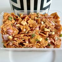 Moxican Nachos Salsa Bhel  at Chaat Bazaar - JVC in Dubai