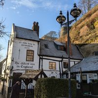 Incredible building at Ye Olde Trip To Jerusalem  in Nottingham