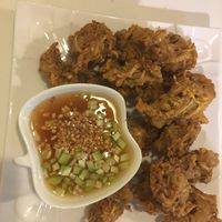 Banana blossom at Kin-Lum Vegetarian in Chiang Mai