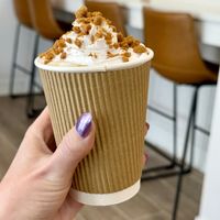 Biscoff latte   at Good Way Cafe in Longwood
