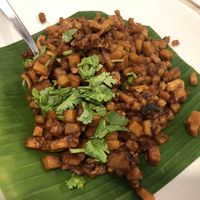 Carrot cake at Gokul at Gokul Raas Vegetarian - Little India in Central Singapore