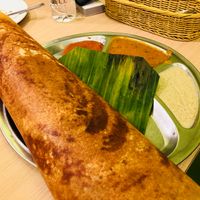 Masala dosa  at Gokul Raas Vegetarian - Little India in Central Singapore
