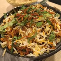 Dum briyani  at Gokul Raas Vegetarian - Little India in Central Singapore