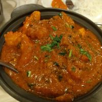Prawn masala at Gokul Raas Vegetarian - Little India in Central Singapore