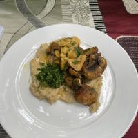 Raw dish: hummus mushrooms and banana😋  at Vegan Riverside Picnic with Chef Vita in Ocho Rios