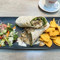 Vegan wrap  at Brasserie Ludiek in Veldhoven