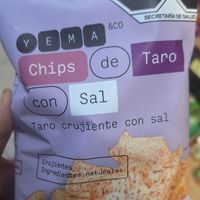 ¡Tienen chips de taro! 😛 at YEMA in Mexico City