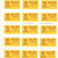 Print some coupons & give to friends. at Vegan Tribe Cafe in Cavite