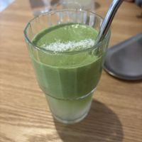 Matcha and coconut waterr  at Sula Espai in Barcelona