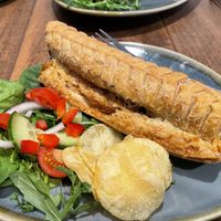 Vegan sausage roll  at Market Street Bakery in Crewkerne