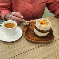 Amazing coffeecake♥️♥️♥️ at Tess Vegan Cafe in Pattaya