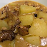 Massaman curry at Tess Vegan Cafe in Pattaya