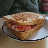 Mixed sandwich at Black Cat Santiago in Santiago De Compostela