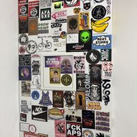 More stickers   at Black Cat Santiago in Santiago De Compostela