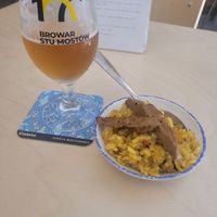 Tapita de arroz con seitan at Black Cat Santiago in Santiago De Compostela