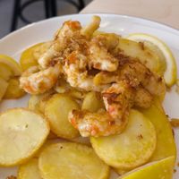 Prawns at Black Cat Santiago in Santiago De Compostela