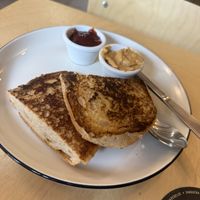Peanut butter & homemade jam   at Black Cat Santiago in Santiago De Compostela