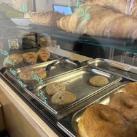 Variety of baked goods/desserts  at Black Cat Santiago in Santiago De Compostela