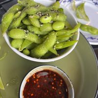 Edamame with dipping sauce   at Běndì Wok N' Bar in Columbus