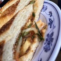 Inside of bahn mi   at Běndì Wok N' Bar in Columbus