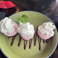 Strawberry mochia  at Běndì Wok N' Bar in Columbus