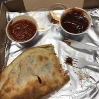 Vegan Stromboli! at Este Pizza - downtown SLC in Salt Lake City