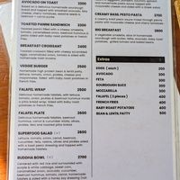 Menu March 2026 at Fruit Cafe in Ahangama