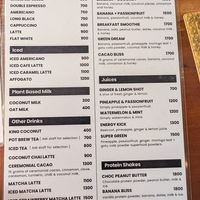 Menu March 2026 at Fruit Cafe in Ahangama
