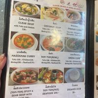 Menu  at The Best One PadThai in Ao Nang