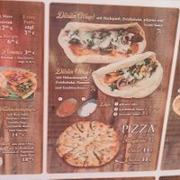 pizza menu #Veganuary at Petit Beirut - Neumünster in Neumuenster