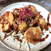 Cauliflower fritters at La Sauterelle in Toulouse