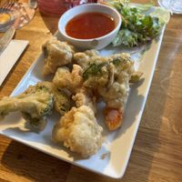 Veg tempura   at The Jolly Farmer in Reading