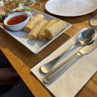 Veg spring rolls  at The Jolly Farmer in Reading