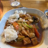 Sweet and sour tofu   at The Jolly Farmer in Reading