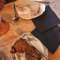 lemon drizzle and carrot cake at Molly Coffee House  in Nottingham