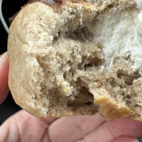 The flour is a bit more healthy than your regular donuts 🍩   at HoochMKE in Milwaukee