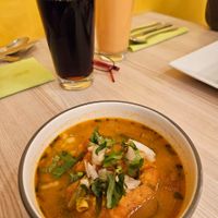 Vada soup at Madras Mania in Heidelberg