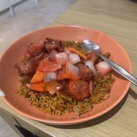 Sweet and sour chicken (main)  at Golden City in Tipton